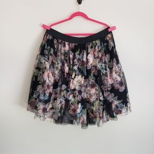 Floral Tulle skirt